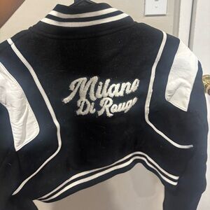 Milano Crop Jacket wore twice size xl